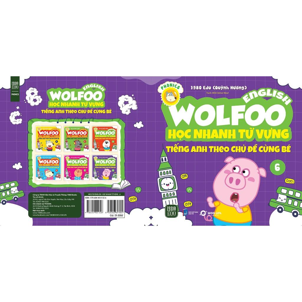 Wolfoo English – Học Nhanh Từ Vựng Tiếng Anh Theo Chủ Đề Cùng Bé 6  - Bản Quyền