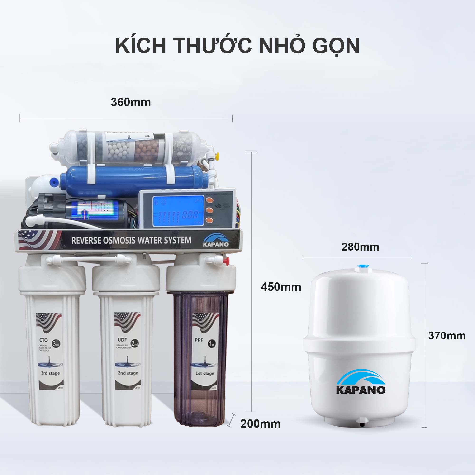 Máy lọc nước RO thông minh Kapano - Hàng chính hãng