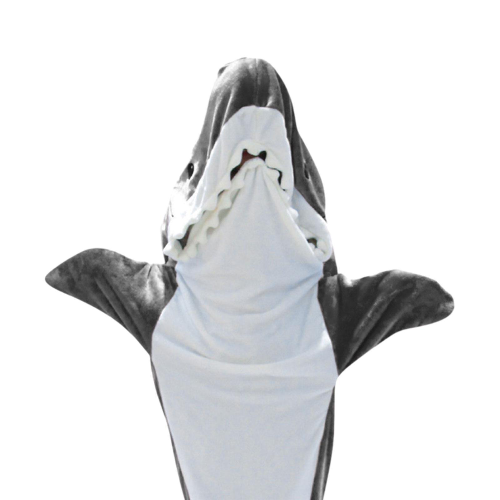 Wearable Blanket Hooded Cosplay Warm Sleepwear for Home Halloween