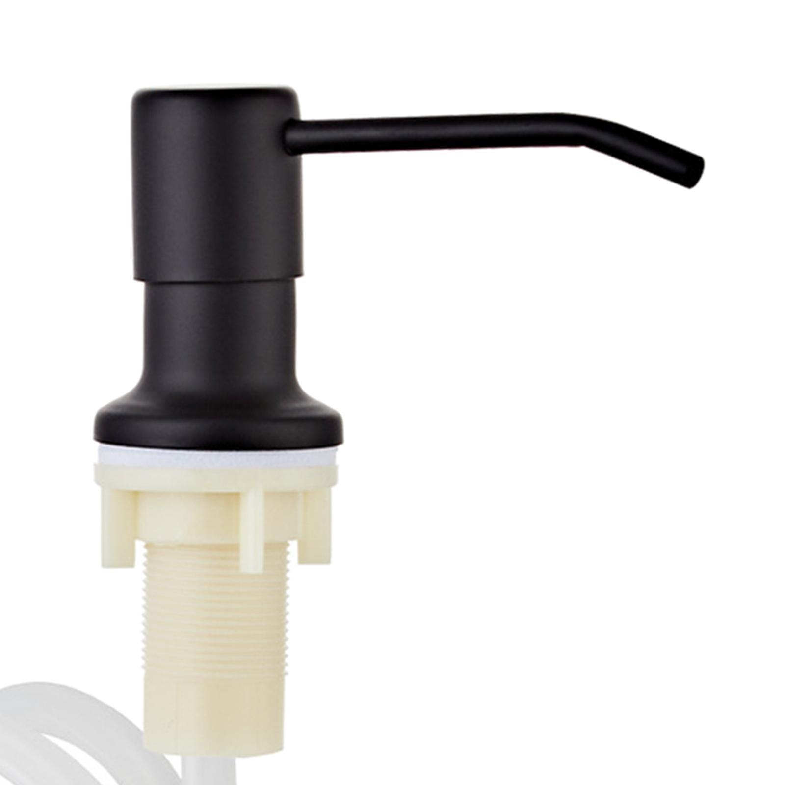 2pcs Stainless Steel Sink Soap Dispenser Pump Head W/ Extension