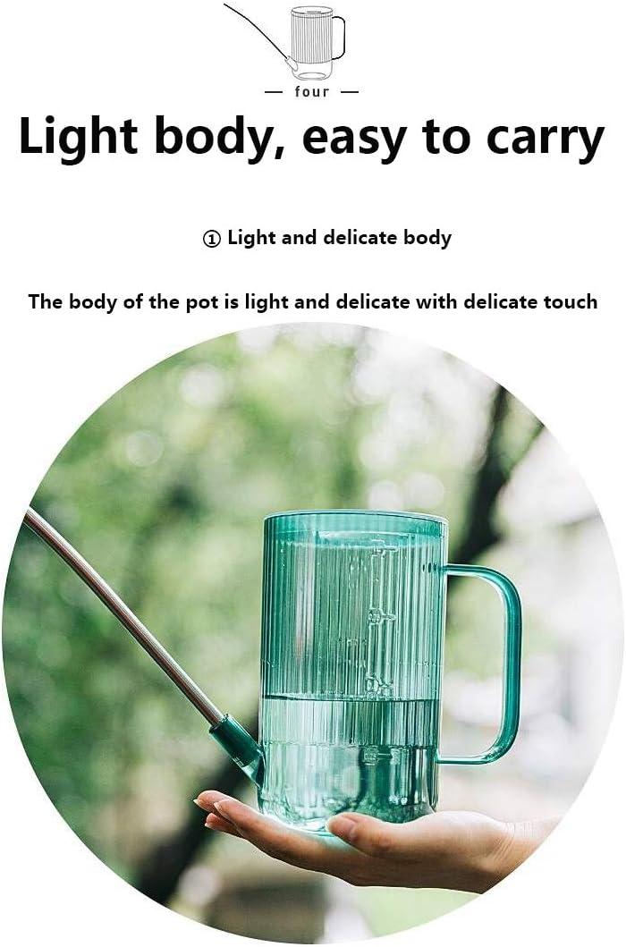 Bình tưới hoa, Bình tưới nhỏ, Bình tưới mũi dài bằng thép không gỉ, Bình tưới cây trong nhà, Bình tưới nhựa trong suốt, Thích hợp để tưới hoa và cây