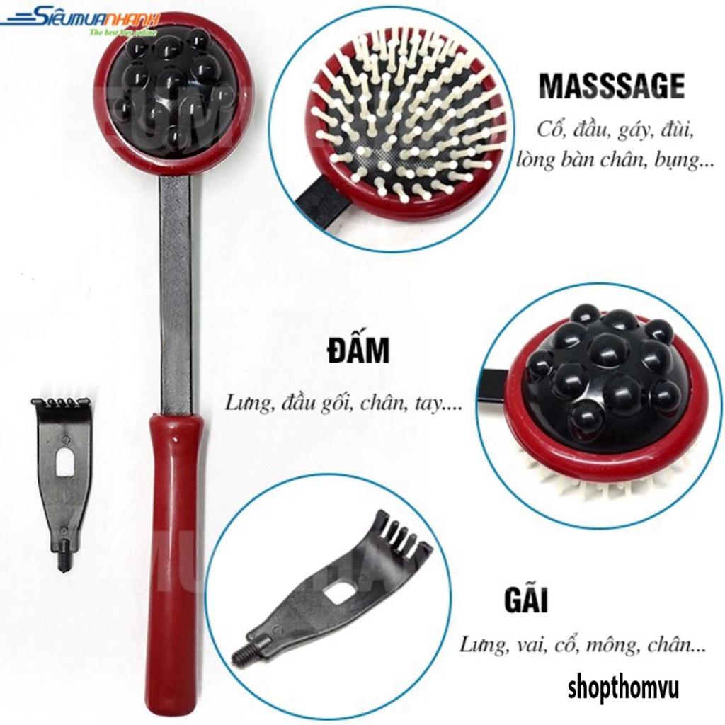 Gậy Đấm Lưng Và Gãi Lưng 2 Đầu tiện dụng