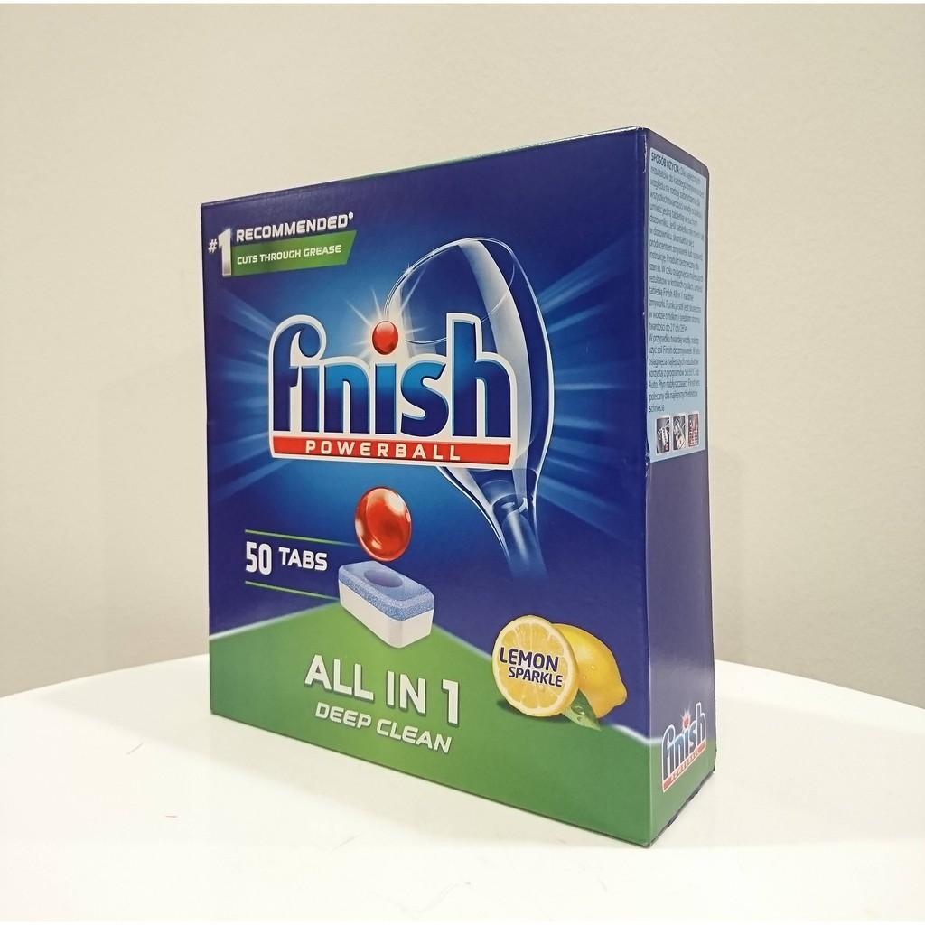 Viên rửa bát Finish All in 1 hộp 50 viên