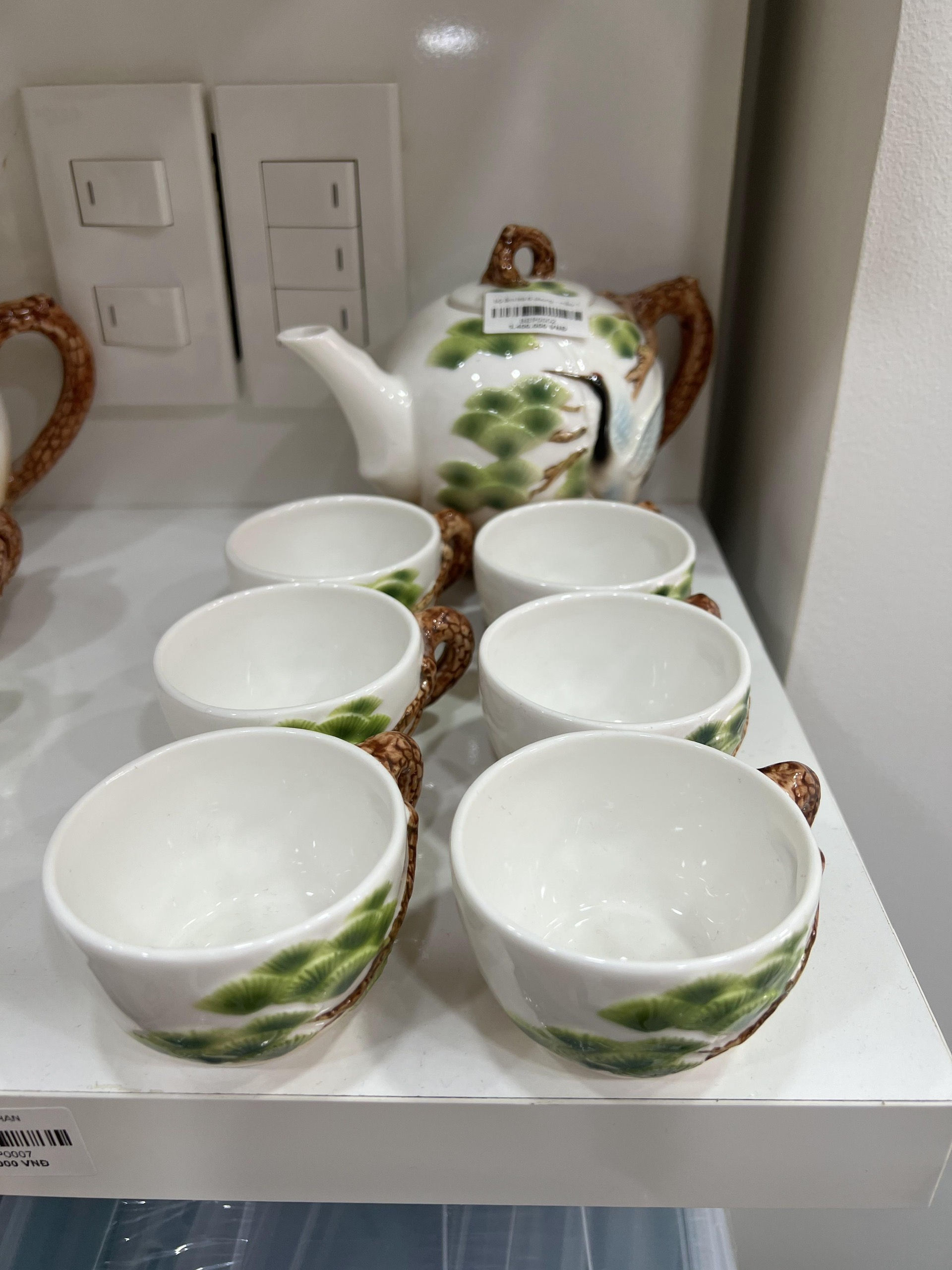 Bộ ấm chén trà 3d