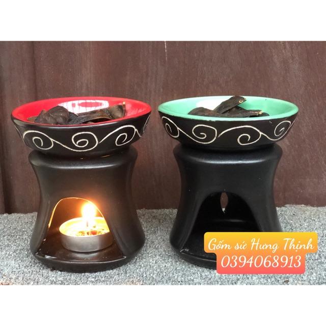 Bếp đốt bồ kết , xả chanh, thảo mộc...