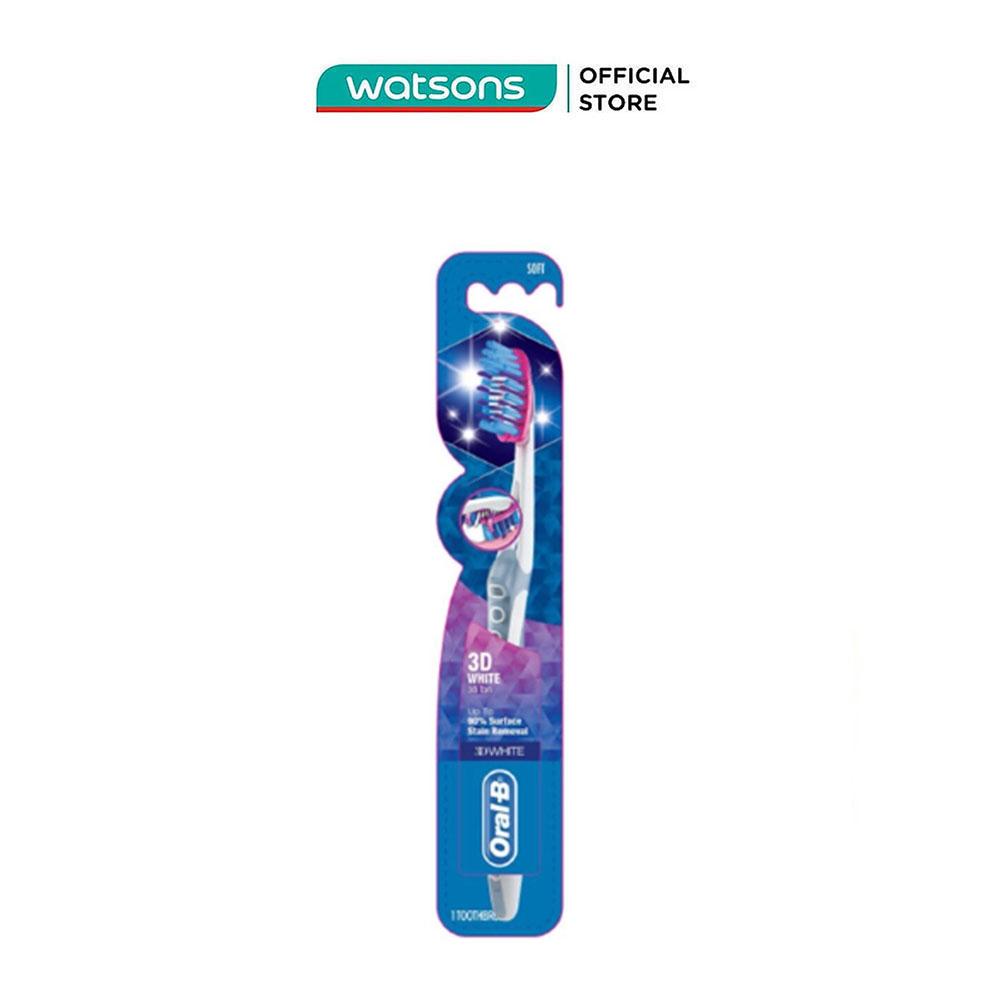 Bàn Chải Đánh Răng Oral-B Trắng Sáng 3D Vỉ 1