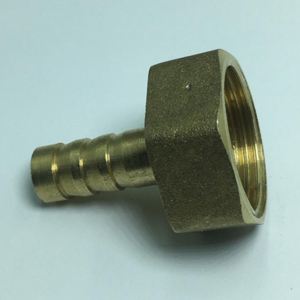 Brass Pipe Fitting Coupler Connector - Hose Adapter  DN20 8-25mm Dia- Solid, 7 Sizes