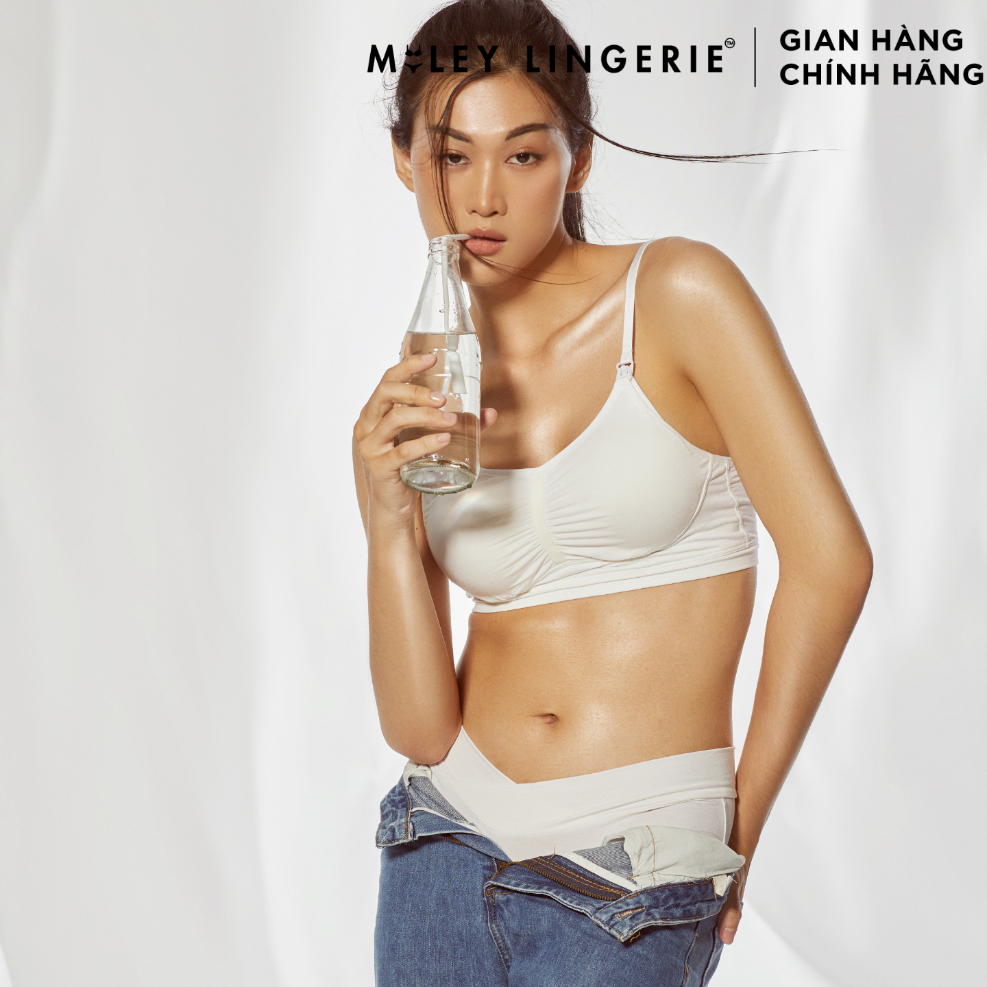 Bộ Đồ Lót Áo Ngực Mút Mỏng Và Quần Lưng Đồng Bộ Vải Sợi Thiên Nhiên Bamboo BeingMe Miley Lingerie