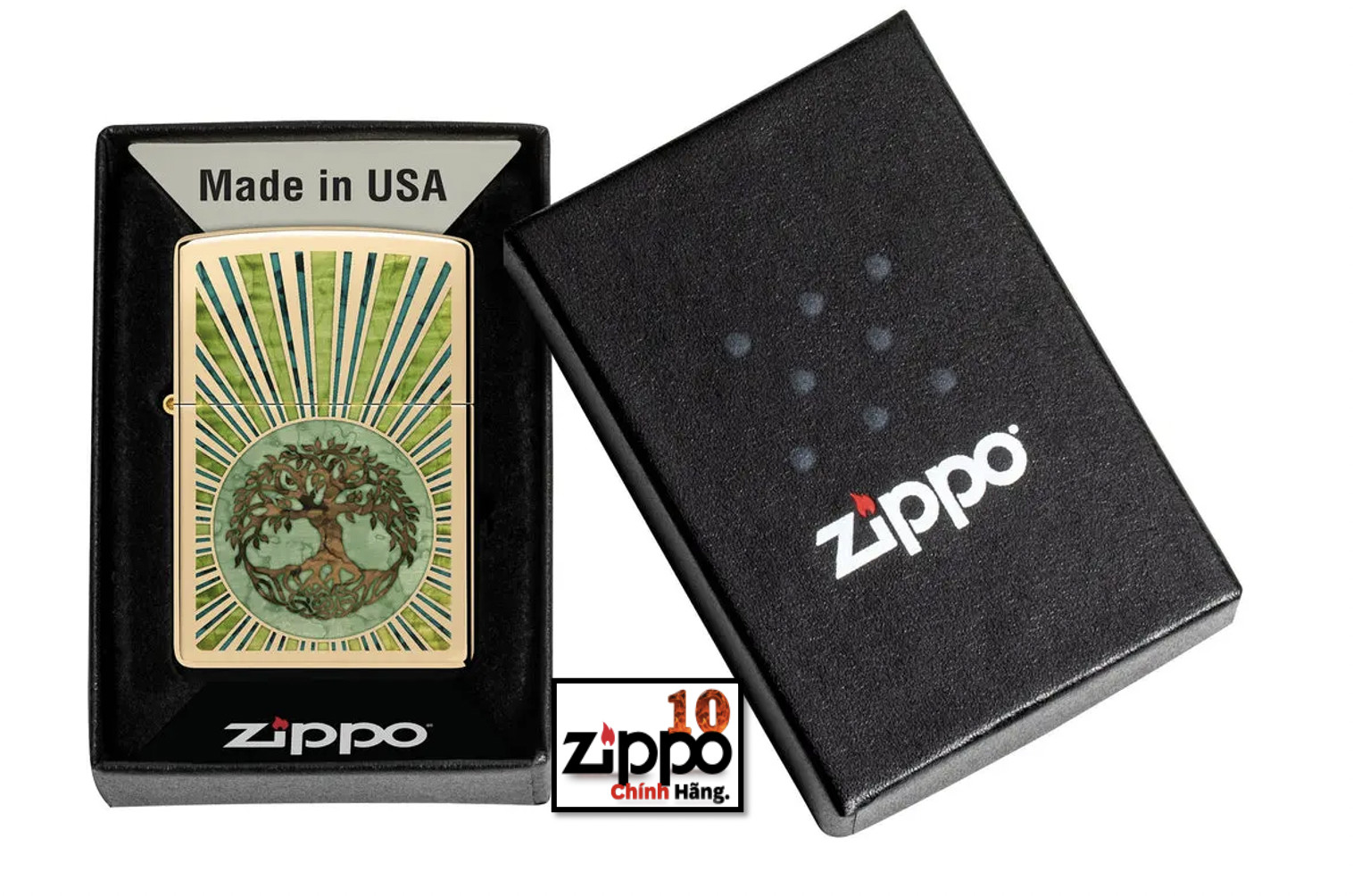 Bật lửa ZIPPO 48391 Spiritual Design - Chính hãng 100%