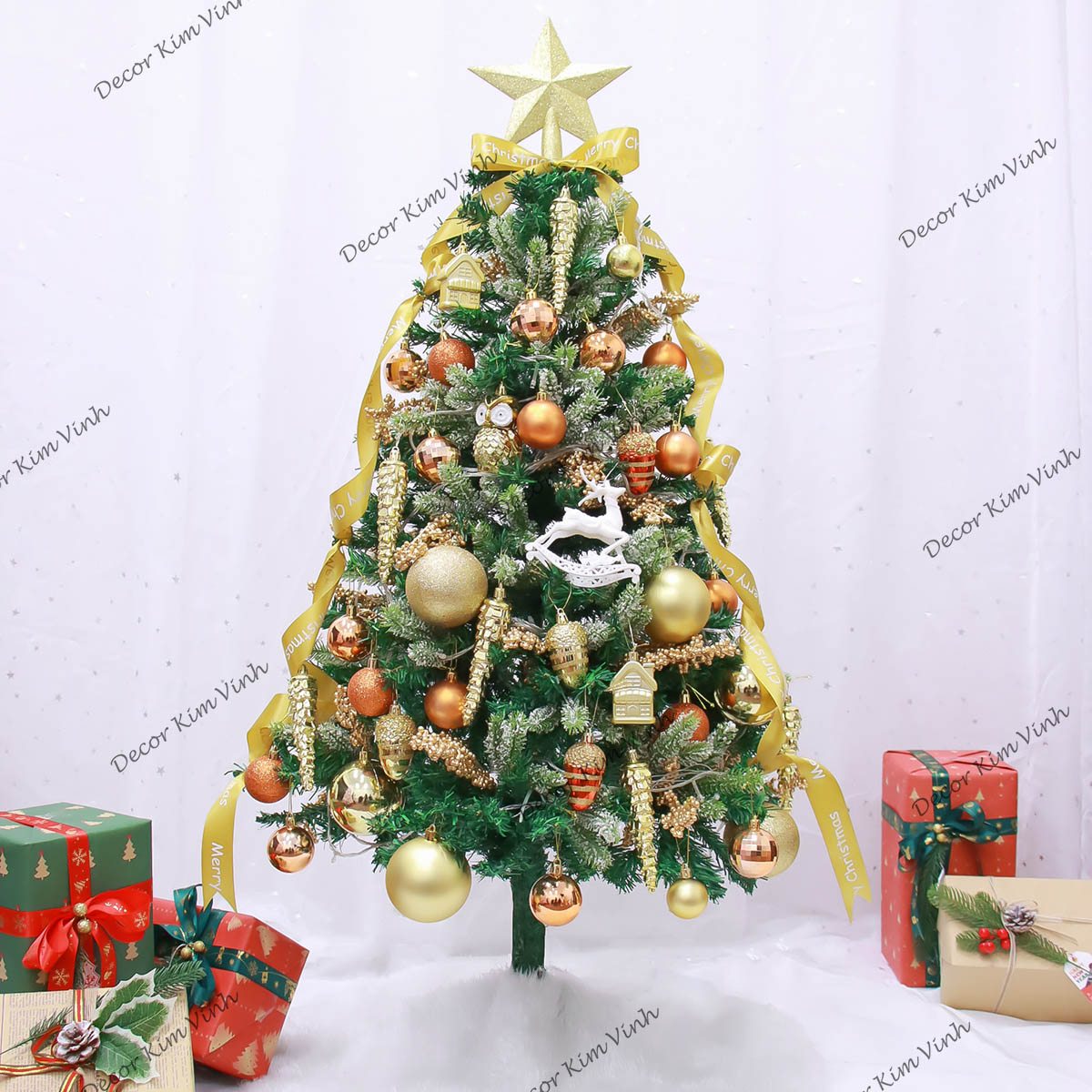 Cây Thông Full Phụ Kiện SET02 Trang Trí Giáng Sinh Noel