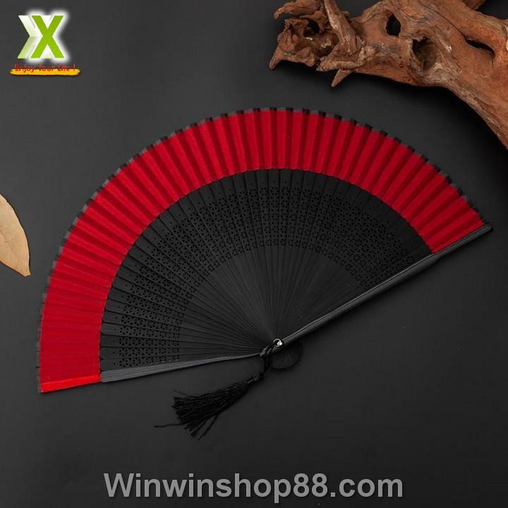 Quạt Gấp Cổ Trang Hanfu Trơn Nhật Bản - Winz.vn