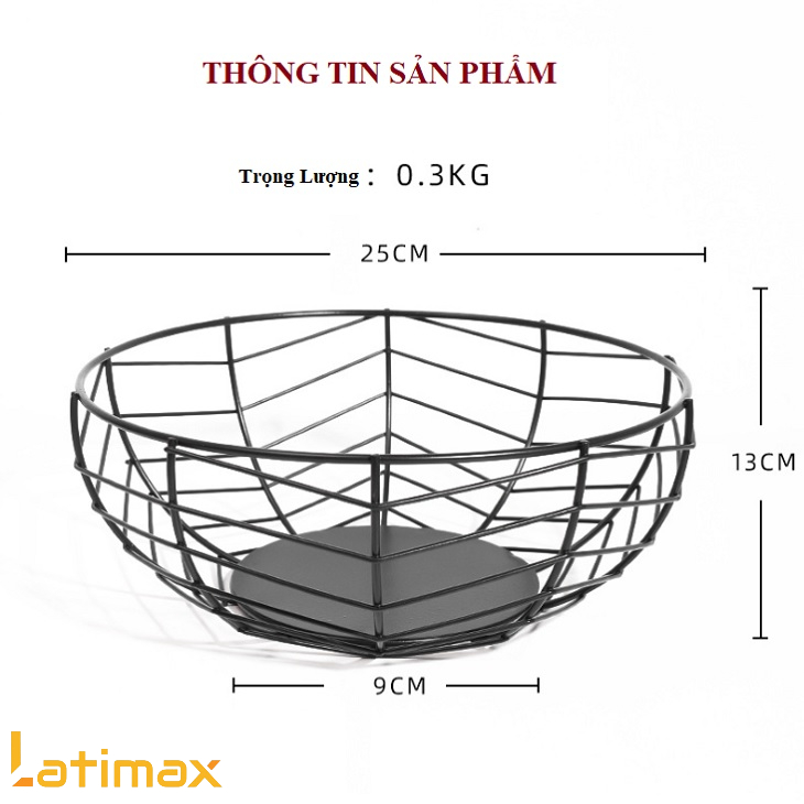 Rổ đựng Trái Cây - Giỏ Đựng Hoa Quả Sơn Tĩnh Điện Cao Cấp Độc Đáo