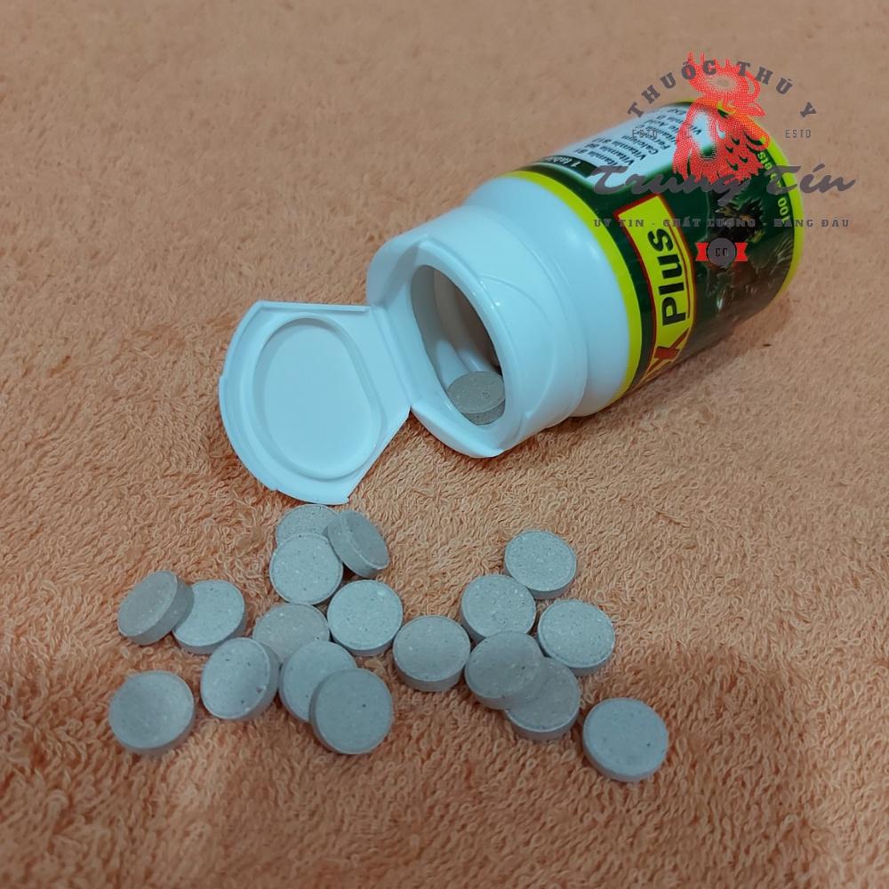 3X Th.uốc gà đá , 7 - 10 ngày cho đá lọ 100 viên