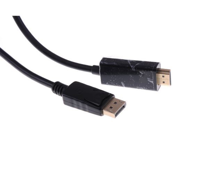 Cáp chuyển Displayport sang HDMI, DP ra HDMI dài 1m8 - Hàng Nhập Khẩu