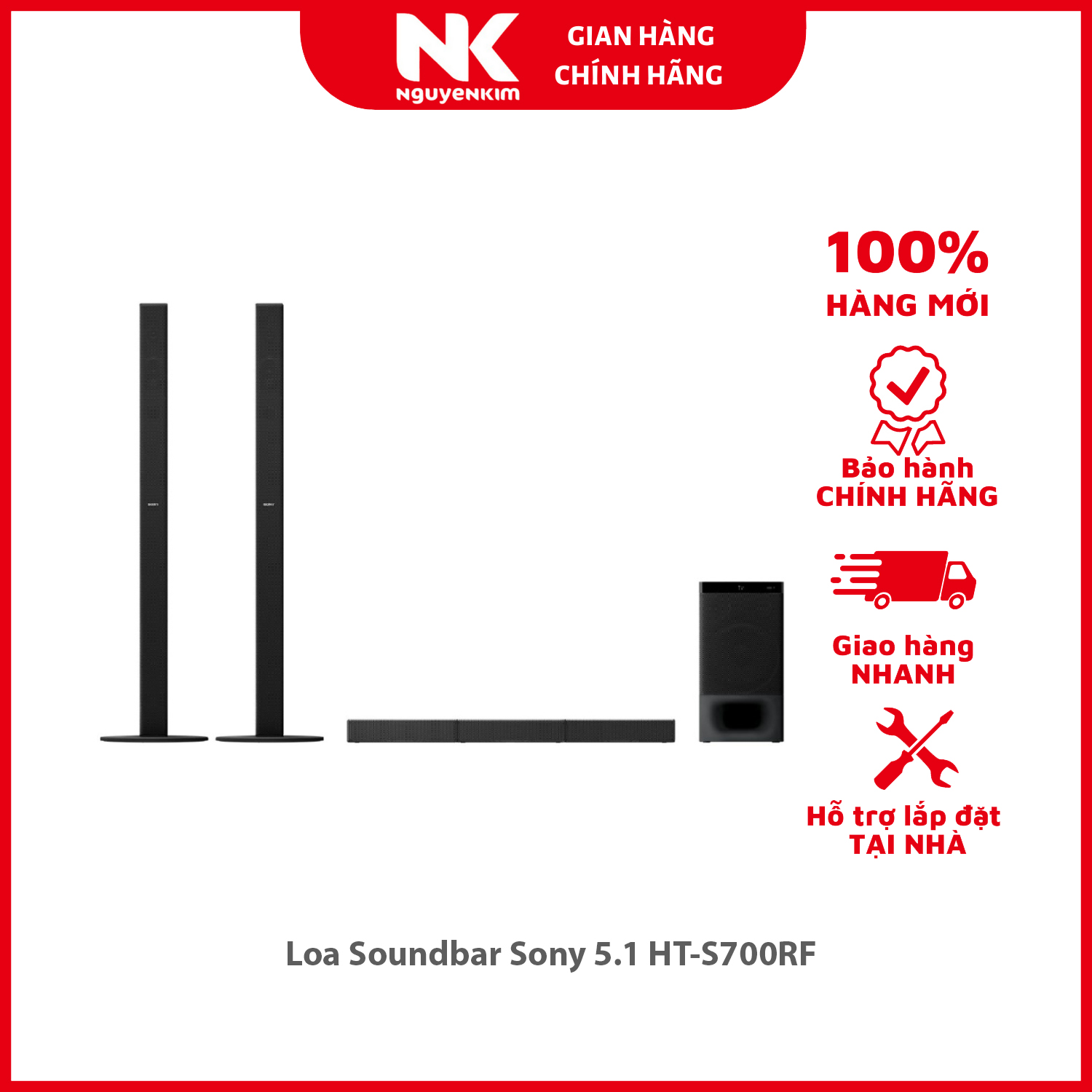 Loa Soundbar Sony 5.1 HT-S700RF - Hàng Chính Hãng