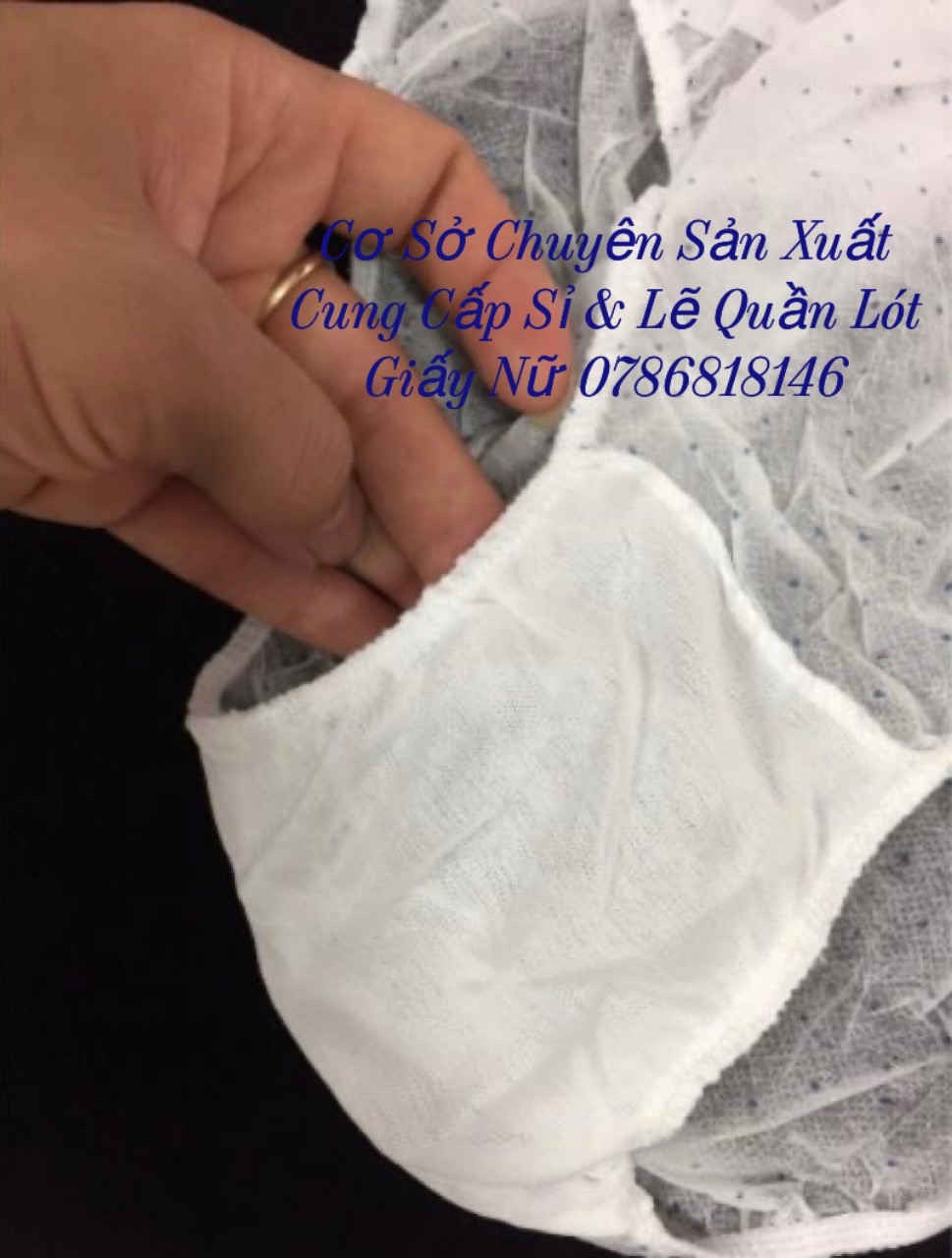 Quần Lót Giấy 1 gói 5 chiếc (MSP: Đáy Cotton - 2lớp đấy)