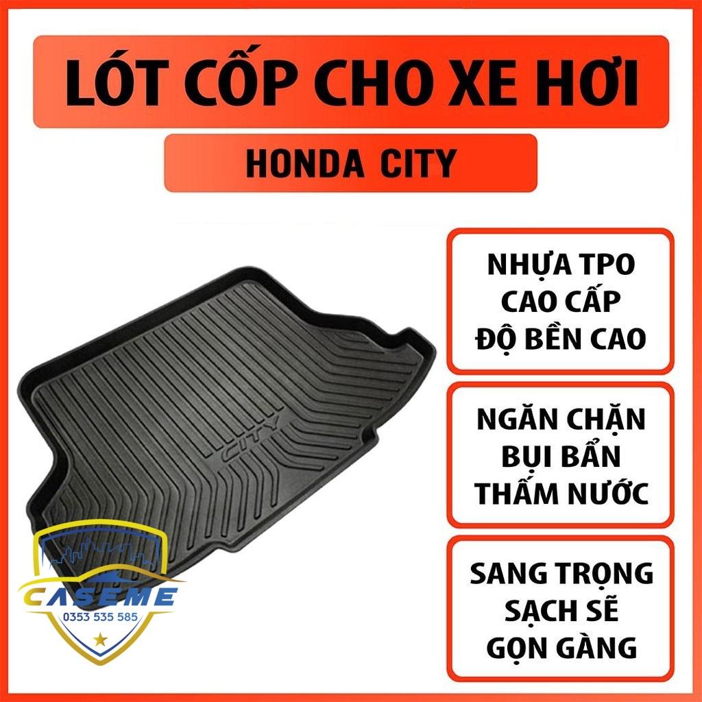Lót cốp nhựa dẻo cho xe Honda City 2014 đến 2021