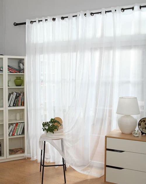 Rèm Vải Voan Trắng Loại 1 Trang Trí Cửa Sổ , Phòng Khách , Phòng Ngủ - Trang Trí Decor Phòng Cực Xinh