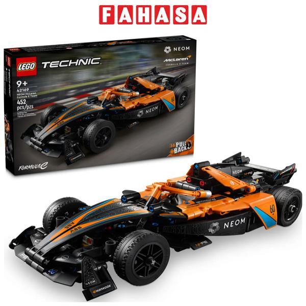 Đồ Chơi Lắp Ráp Xe Đua Thể Thao Neom Mclaren E - Neom Mclaren Formule E Race Car - Lego Technic 42169 (452 Mảnh Ghép)