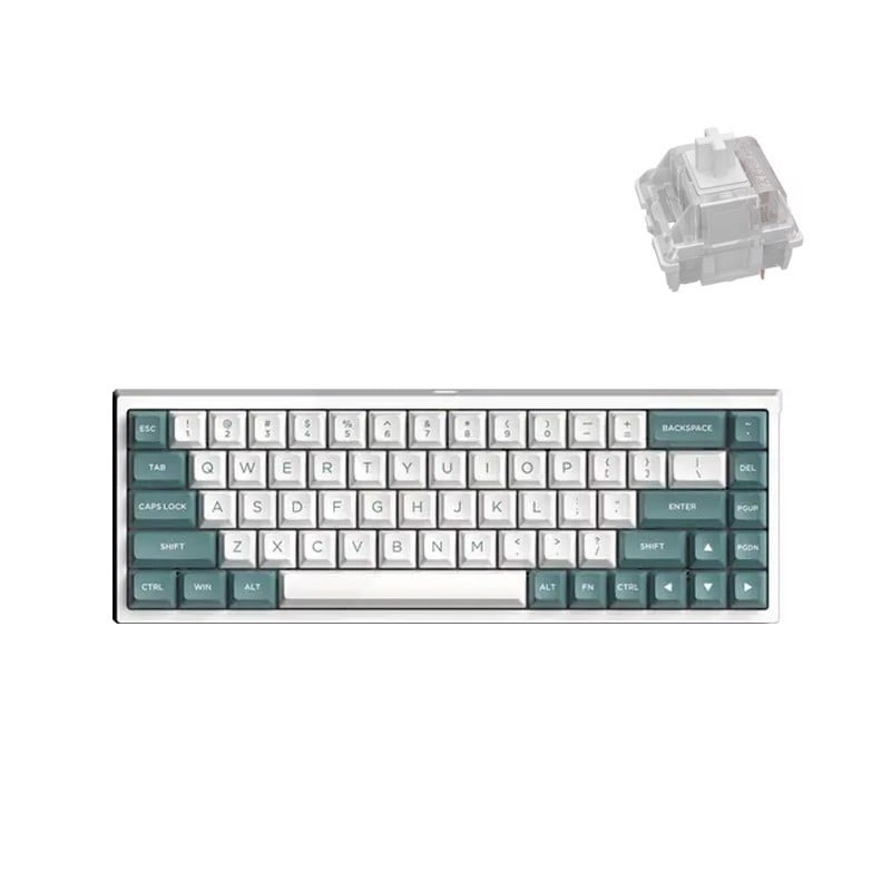 Bàn phím cơ FL-Esports FL680SAM (Night Black/Peach/Aqua Green/Purple/Banana) 3 mode - Hàng chính hãng