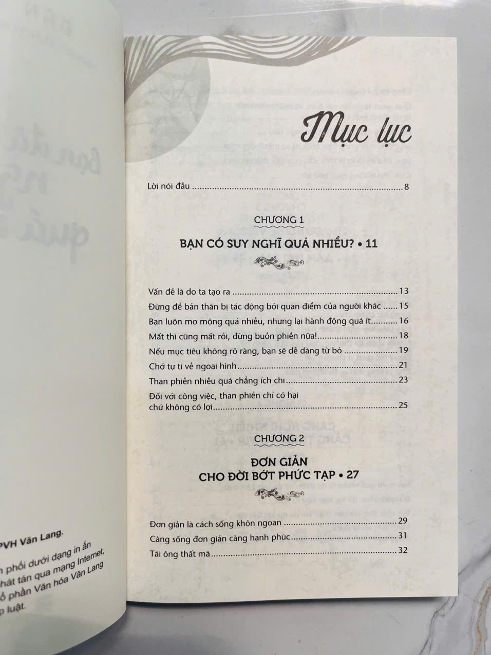 Bạn Đã Nghĩ Quá Nhiều