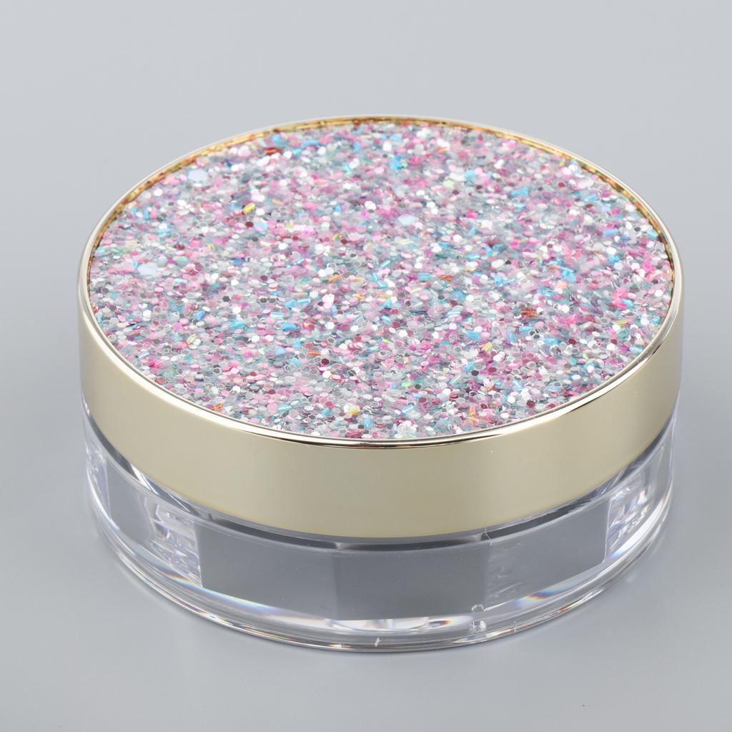 10G Makeup Loose Powder Case Blush Container W/ Mirror&Powder Puff