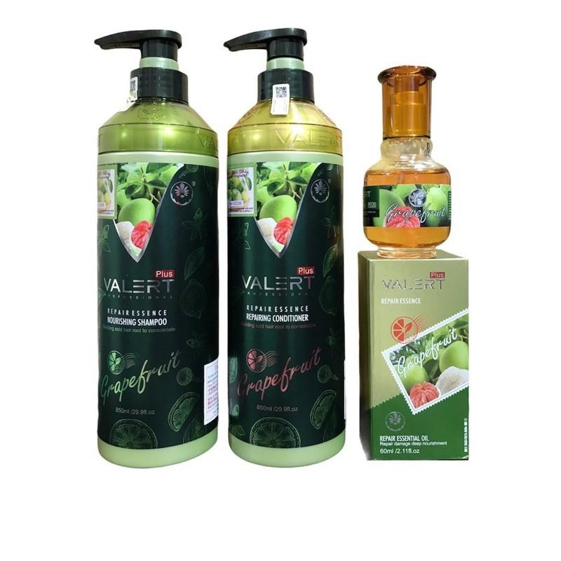 COMBO CẶP DẦU GỘI DẦU XẢ BƯỞI GRAPEFRUIT 850ML TẶNG 01 XỊT DƯỠNG 220ML