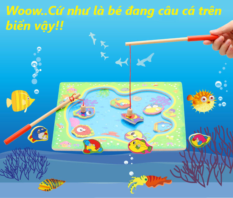 Câu cá đại dương 2 cần bằng gỗ