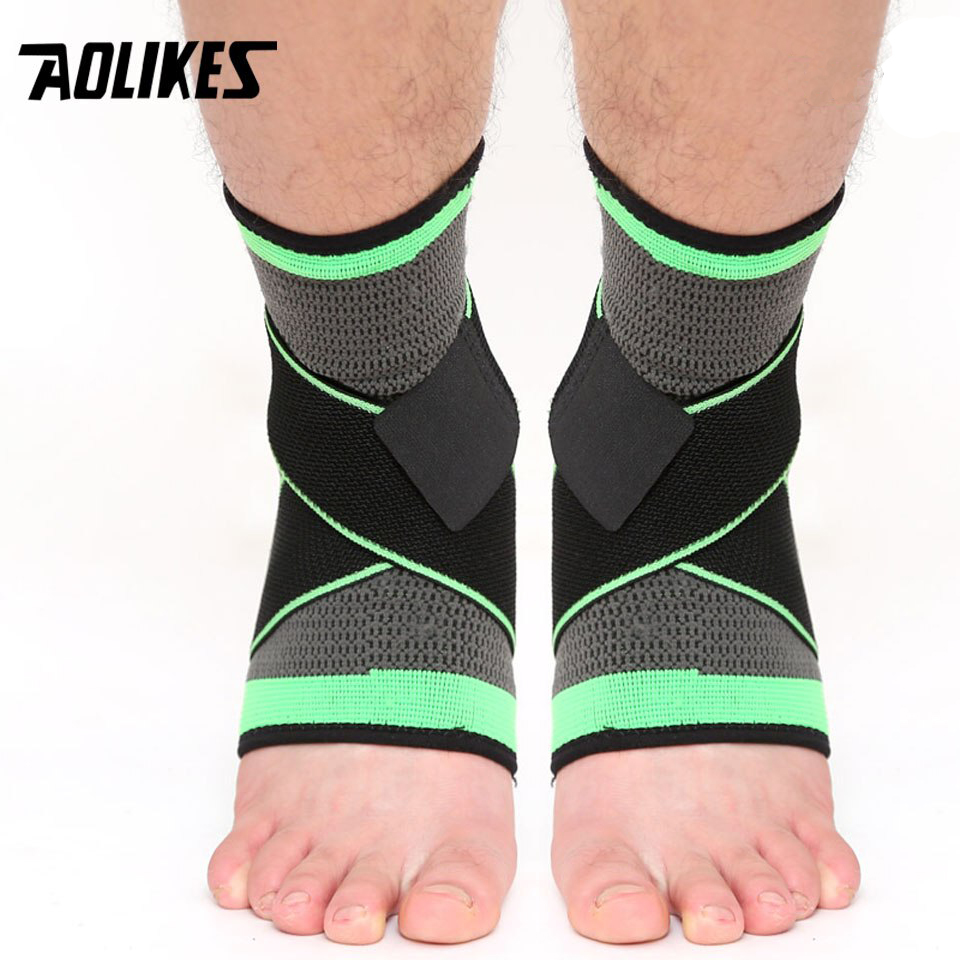 Bộ 2 băng thun bảo vệ mắt cá chân AOLIKES A-7529 Taekwondo Pressurized elastic ankle