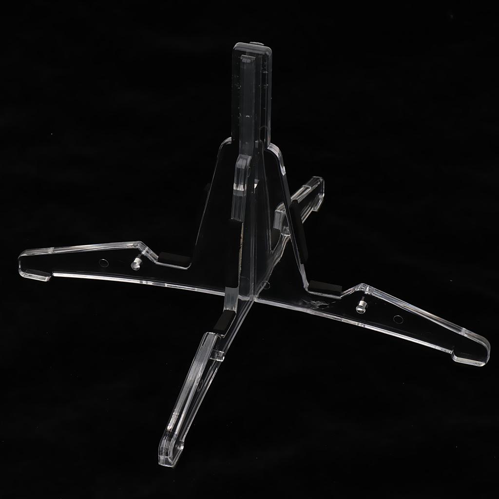 Sunnimix Acrylic Trong Suốt SÁO CLARINET Đứng 4 Chốt Giá Đỡ Hỗ Trợ Cho Gió Woodwind Phần