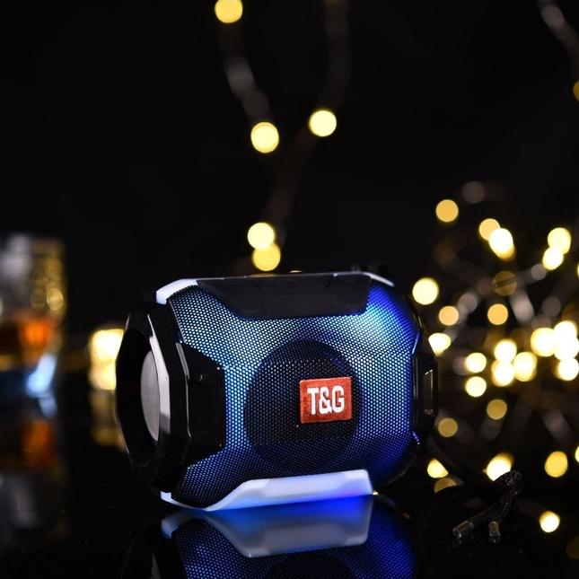 Loa bluetooth TG162 Âm Thanh Siêu Trầm Thiết Kế Đèn Nhiều Màu Sắc Sáng Tạo