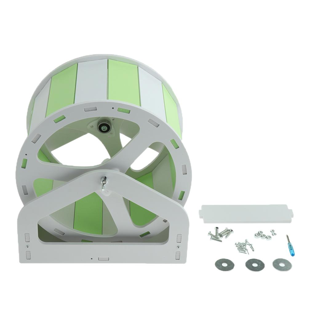 Mouse Wooden Exercise Wheel Silent Hamster Running Wheel Pet Toy Wheel Green
