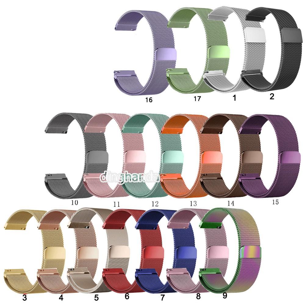 Dây đeo bằng thép không gỉ Milanese có khóa nam châm cho đồng hồ Samsung Gear Sport