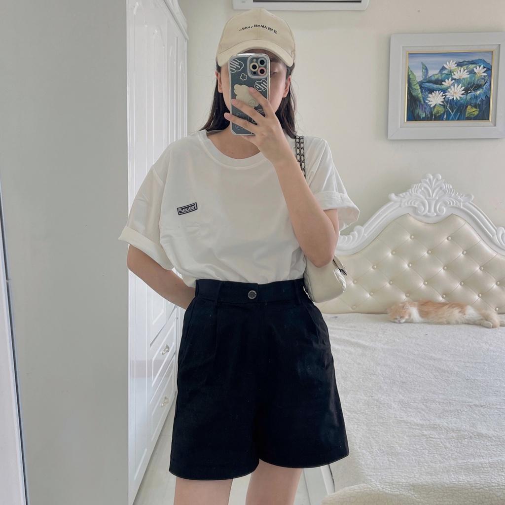 Quần shorts kaki FIINALISM / FIINTASY nhiều màu form rộng dễ mặc basic unisex ulzzang - Made by Toneontone TOT