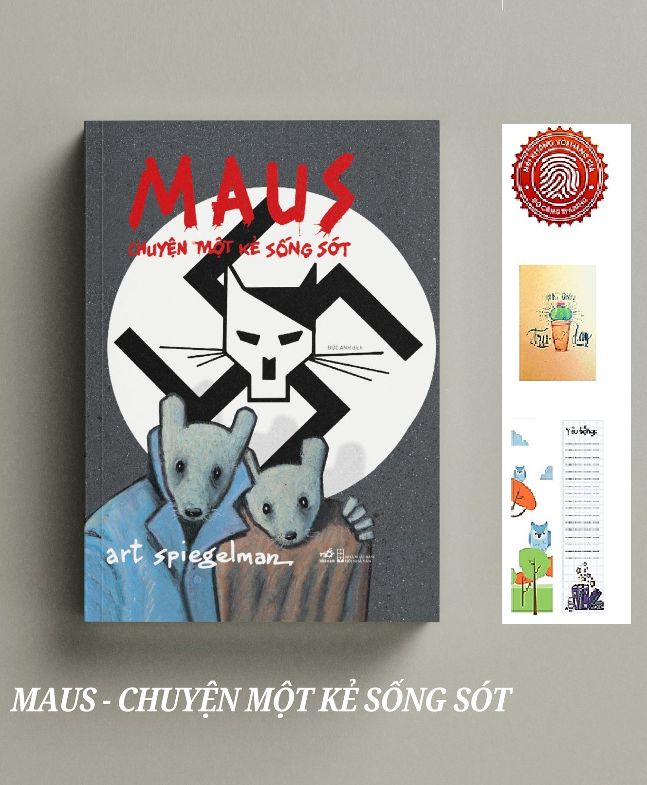 Maus - Chuyện Một Kẻ Sống Sót) (Tặng kèm sổ tay xương rồng + BOOKMARK Cú mèo)