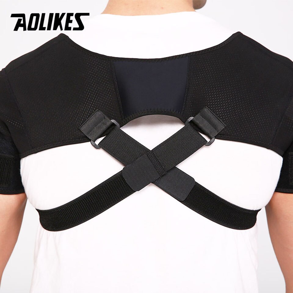 Đai cố định khớp vai đôi AOLIKES A-1695 Strap compression sports