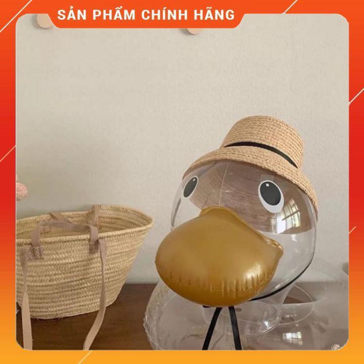 Phao Bơi Tròn Hình Vịt - Phao Bơi Trong Suốt Dễ Thương Cho Bé