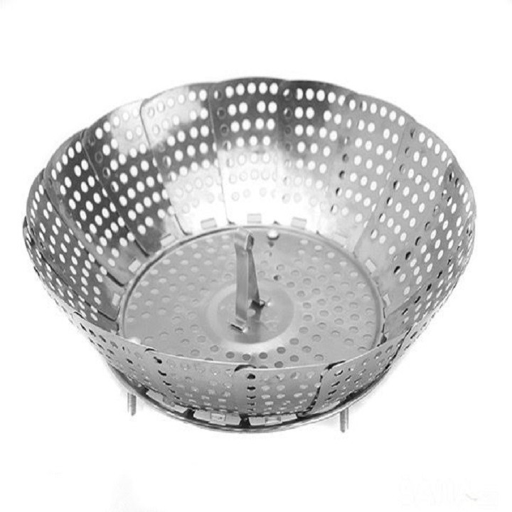 Hình ảnh Xửng hấp inox gấp gọn tiện dụng - Hàng nội địa Nhật