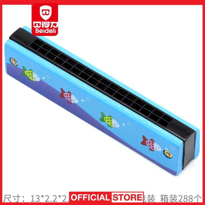 Đồ Chơi Âm Thanh Kèn Harmonica Bằng Gỗ Cho Bé Phát Triển Âm Nhạc