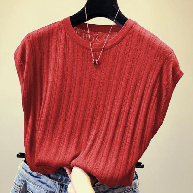 Áo len nữ ngắn tay nhiều màu lựa chọn Al15