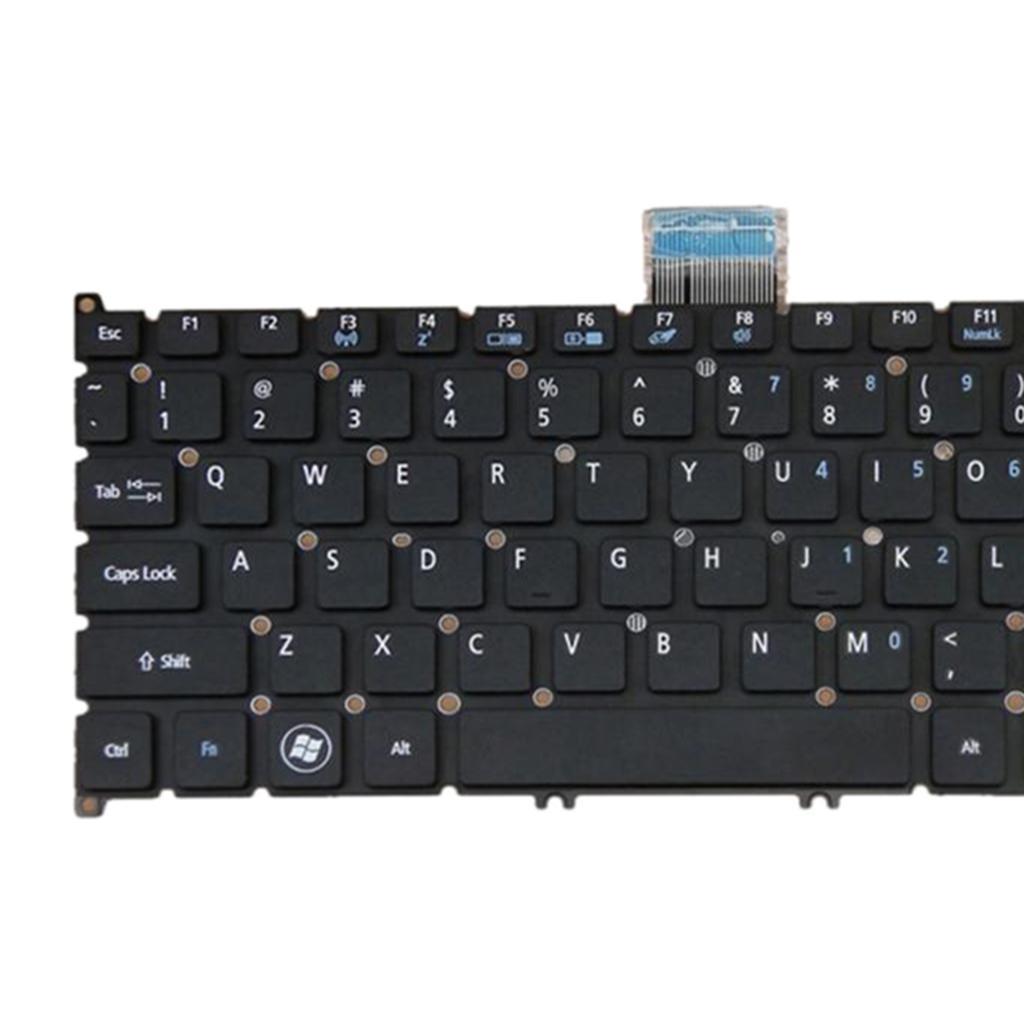 Laptop Keyboard US for S3-951 S5-391 V5-171 with Frosted keycap Black