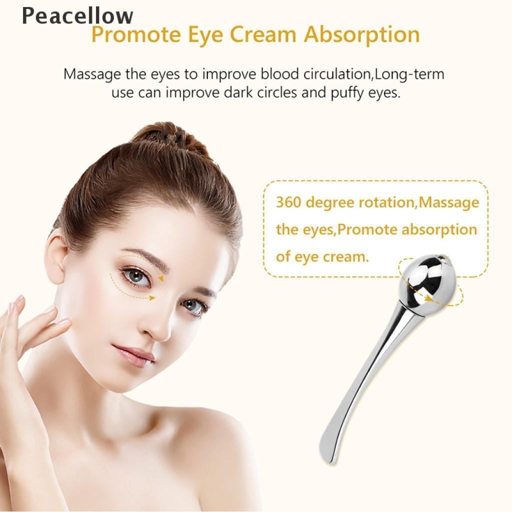 Cây massage bi Lăn Mắt Mini, Cây Lăn Mặt Thoa Kem Dưỡng Chất Chống Thâm Quầng Trẻ Hóa Làn Da