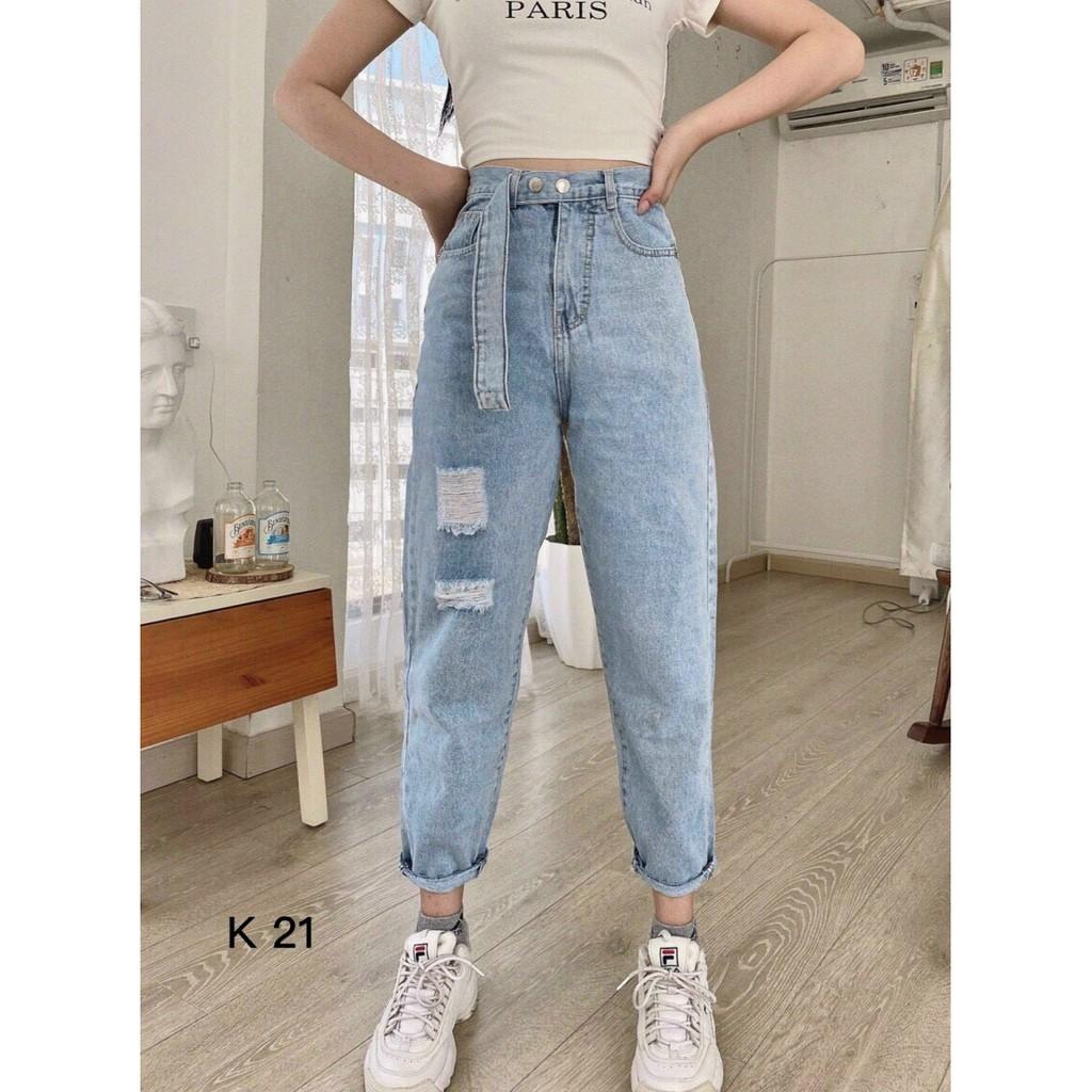 quần jean baggy nữ rách cao cấp , cực hót ,chất liệu denim ,form chuẩn shop (ảnh thật shop chụp 100%) HTBVIP1