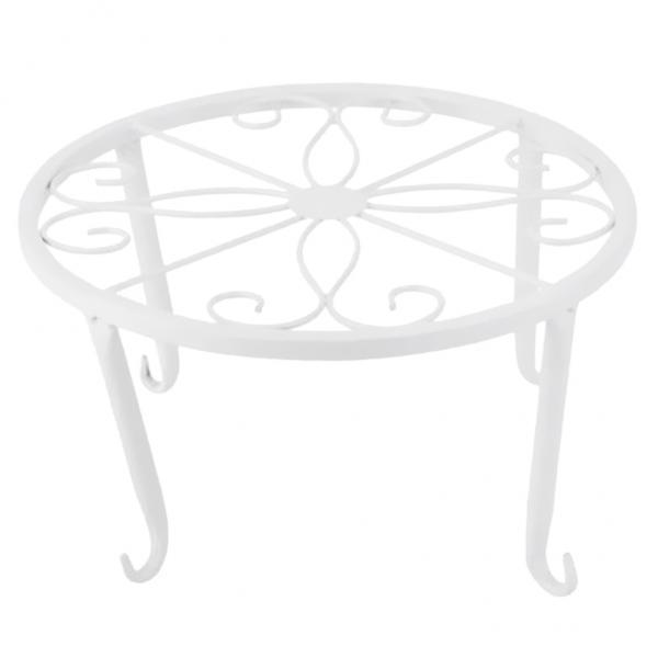 2x Iron Holder Metal Plants Stand Flowerpot Holder Flower