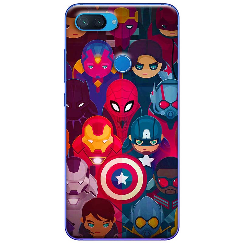 Ốp lưng dành cho Xiaomi Mi 8 Lite mẫu Anh hùng