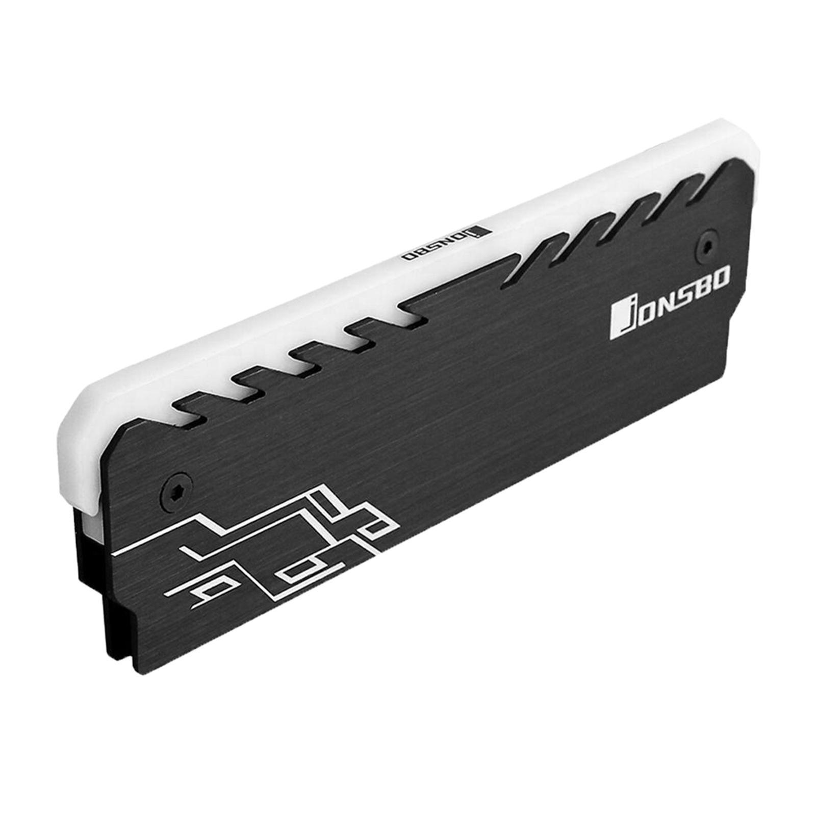 Cooling Vest 3Pin Memory RAM Cooler  Anodizing Process for PC Game Black