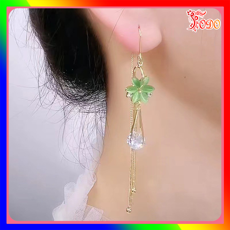 Bông tai kiểu xuân hè đơn giản thu đông đính đá trẻ trung cá tính TG326 dã ngoại sành điệu - [Thời Trang ToDo