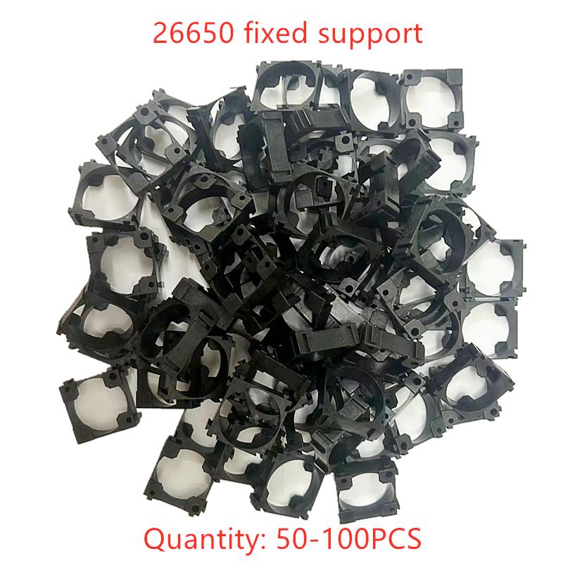 100 cái 26650 Giá đỡ pin lithium Giá đỡ cố định có thể ghép bộ pin Màu sắc: 100 CÁI
