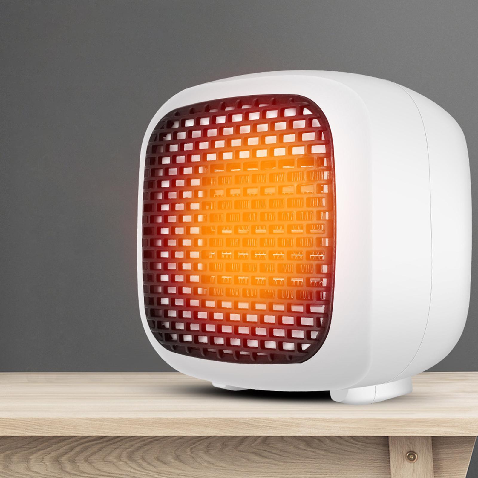 Mini Space Heater Personal Safety Energy Save for Indoors Room Table Desktop