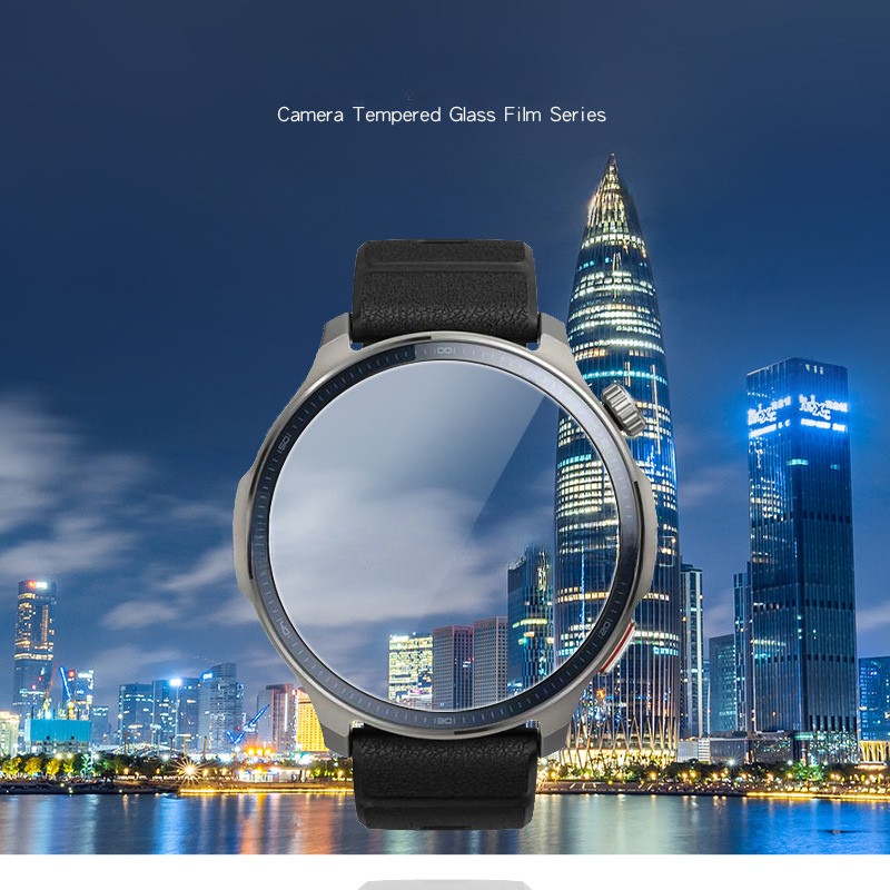 Kính cường lực Kèm Khung Dán cho đồng hồ Garmin Fenix 8, Kai.N Glass_ Hàng chính hãng